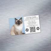 Ragdoll Cattery Customizable Cat Breeder Magnet  マグネット名刺 (インサイチュ)