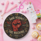 Rage Against the Machine Protest Art ペーパープレート (パーティー)