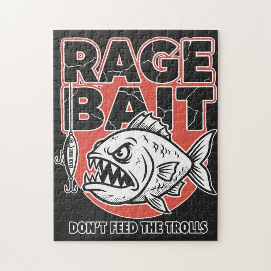 Rage Bait, Don’t Feed The Trolls ジグソーパズル (縦)