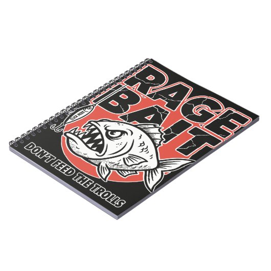 Rage Bait, Don’t Feed The Trolls ノートブック (左側)