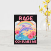 Rage Consumes Me Dolphin  カード (黄色い花)