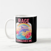 Rage Consumes Me Dolphin  コーヒーマグカップ (左)