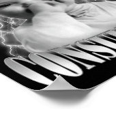 Rage Consumes Me Funny Ai Baby Holding Laugh Brain ポスター (角)