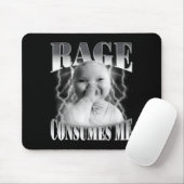 Rage Consumes Me Funny Ai Baby Holding Laugh Brain マウスパッド (マウス)