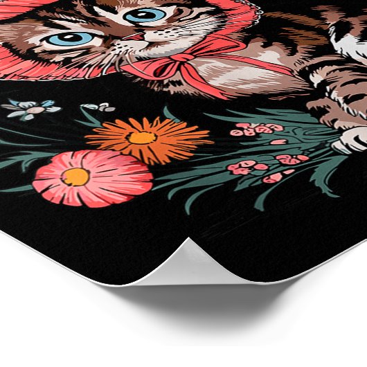 Rage Consumes Me Funny Cat Meme ポスター (角)