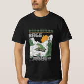 Rage Consumes Me Funny Frog Meme Retro Humor Joke Tシャツ (正面)
