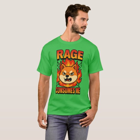 Rage consumes me tシャツ (正面フル)