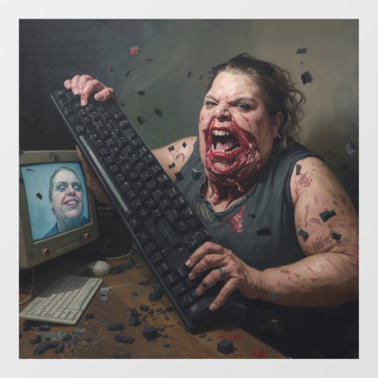 Rage Error: System Failure - Ctrl Alt Delirium ウィンドウサイン (シート)