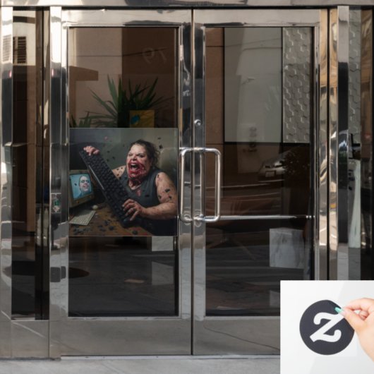 Rage Error: System Failure - Ctrl Alt Delirium ウィンドウサイン (オフィスドア)