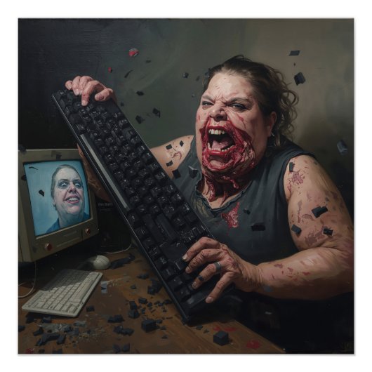 Rage Error: System Failure - Ctrl Alt Delirium ポスター (正面)