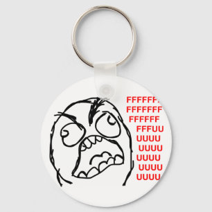 rage face rage comic meme lol rofl キーホルダー