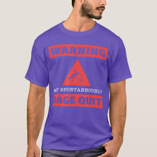 Rage Quit Gamer s for Men Funny Gaming Gifts Warni Tシャツ