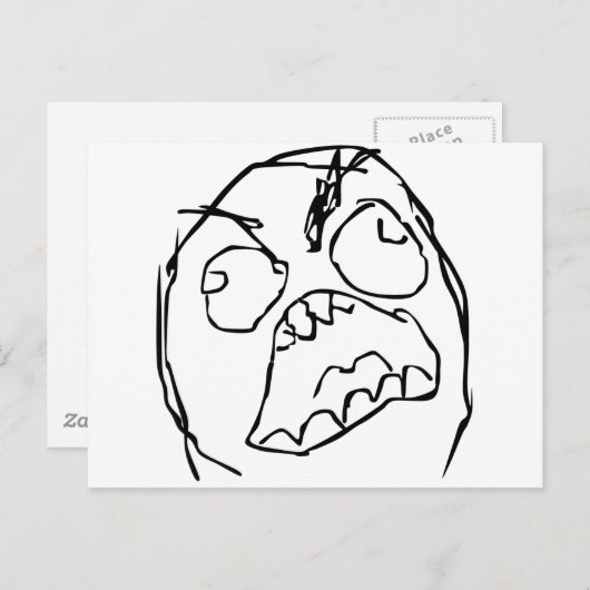 Rageguy ポストカード (正面/裏面)