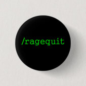 Ragequitのゲーマー 缶バッジ (正面)