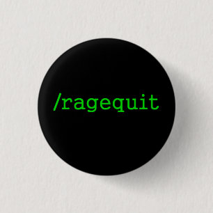Ragequitのゲーマー 缶バッジ