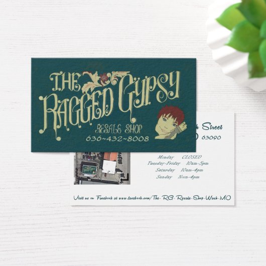 Ragged Gypsyの名刺 (デスク)