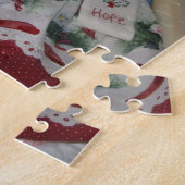 Raggedy Ann Doll & Polar Bear ジグソーパズル (側面)