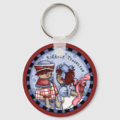 Raggedy Ann Loves Andy Keychain キーホルダー (正面)