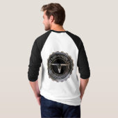 RaglanのMavのワイシャツ Tシャツ (裏面フル)