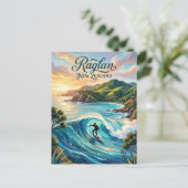 Raglan New Zealand ポストカード (スタンド正面)