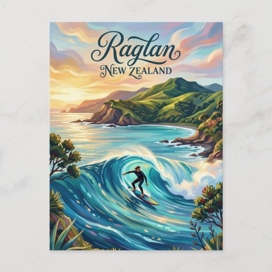 Raglan New Zealand ポストカード (正面)