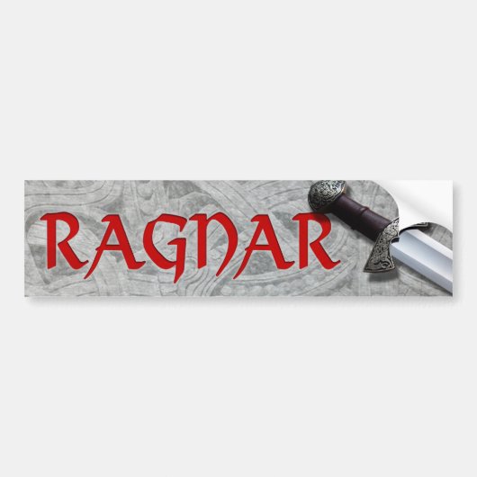 Ragnar バンパーステッカー (正面)