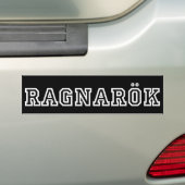 Ragnarok バンパーステッカー (車上)