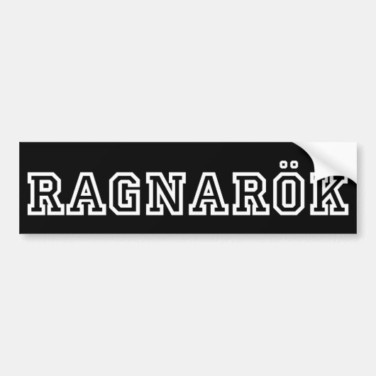 Ragnarok バンパーステッカー (正面)