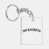 Ragrets Mispelledは入れ墨を後悔しません キーホルダー (正面左)