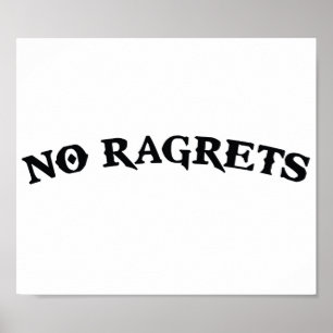Ragrets Mispelledは入れ墨を後悔しません ポスター