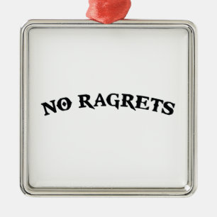 Ragrets Mispelledは入れ墨を後悔しません メタルオーナメント