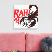 RAHIテックスの激しいスコーピオングラフィックアートデザイン キャンバスプリント (インサイチュ (リビング))