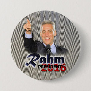 Rahmエマニュエルの大統領2016年 缶バッジ