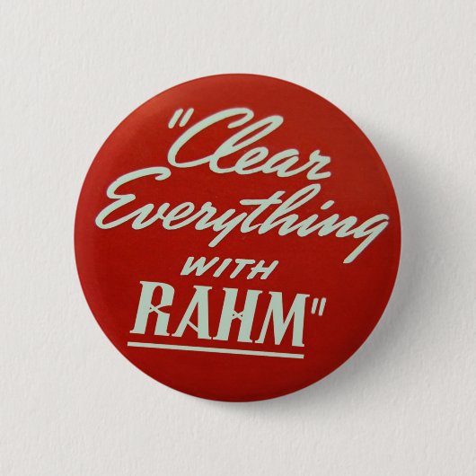 RahmエマニュエルPin 缶バッジ (正面)