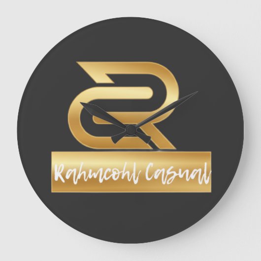 Rahmcohl カジュアルTシャツ ラージ壁時計 (正面)
