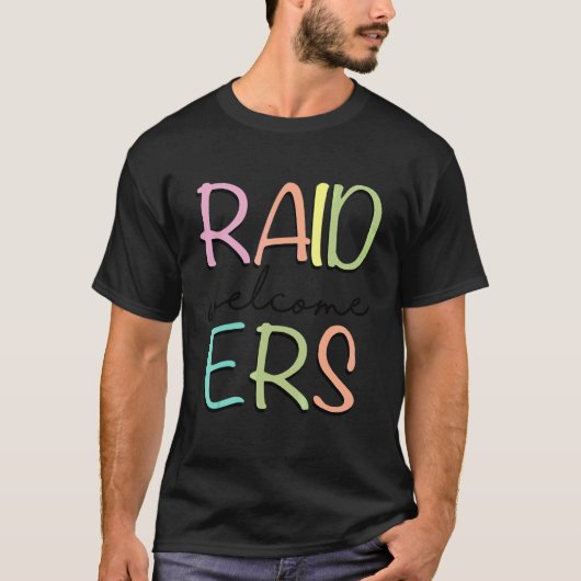 Raidようこそ Ers スクールプライド 歓迎ファンと家族 Tシャツ (正面)
