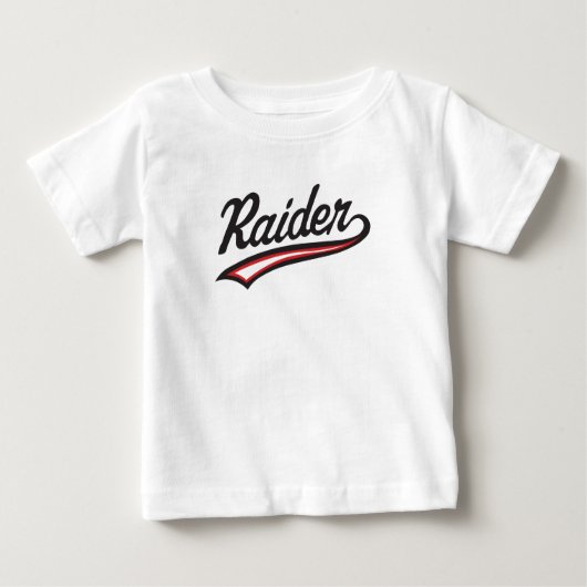 Raider Name Design – Power & Strength Style ベビーTシャツ (正面)