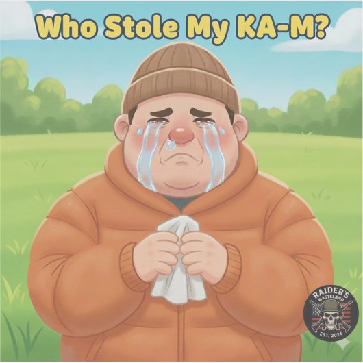 Raider’s Wasteland Crybaby Vinyl Sticker シール (正面)