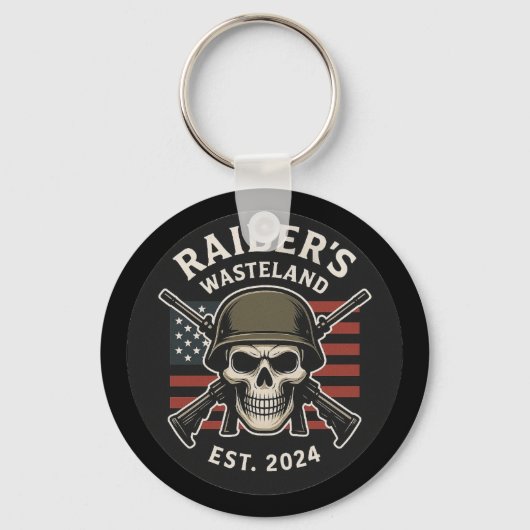 Raider’s Wasteland Logo Best Server Keychain キーホルダー (正面)