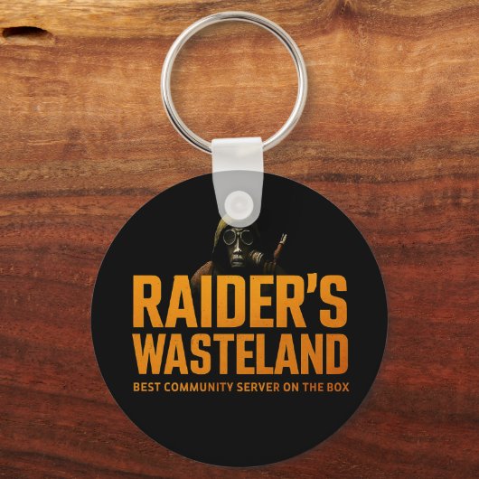 Raider’s Wasteland Logo Best Server Keychain キーホルダー (裏面)