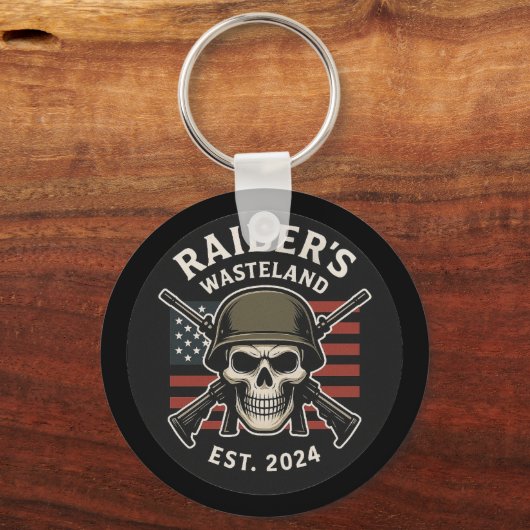 Raider’s Wasteland Logo Best Server Keychain キーホルダー (正面)
