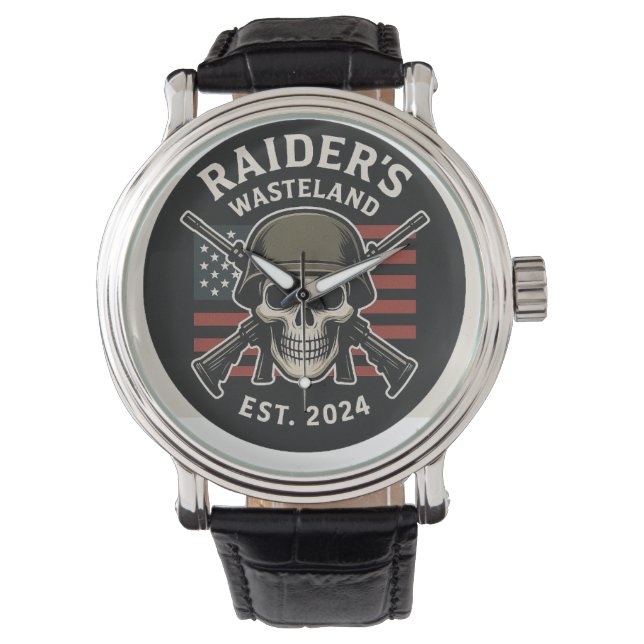 Raider’s Wasteland Official Logo Wristwatch 腕時計 (正面)