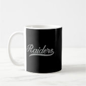 Raiders Name Usa Flag Gift Men Women Boy Girl  コーヒーマグカップ (左)