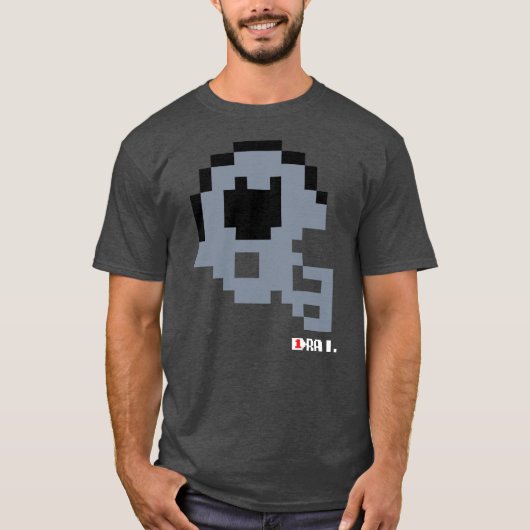 Raiders TecmoボウルヘルメットTシャツ Tシャツ (正面)