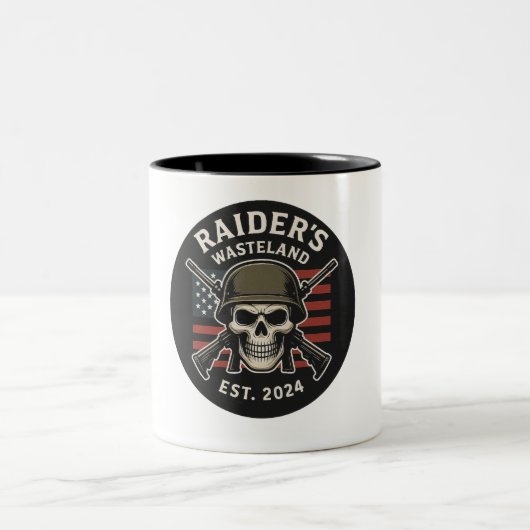 Raider's Wasteland Official Coffee Mug ツートーンマグカップ (中央)
