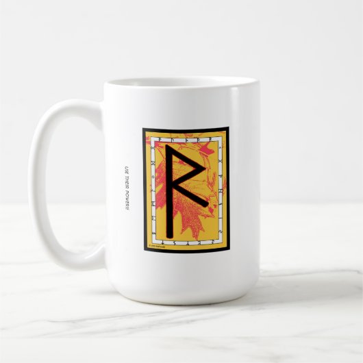Raidho Rune Mug – バランス! コーヒーマグカップ (左)