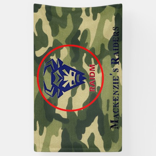 RAIDM Vinyl Banner, 3' x 5' 横断幕 (縦)