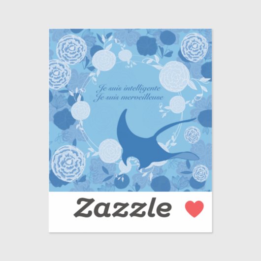 raie, fleur de vie, orange, mandala,zen,chakra, シール (シート)