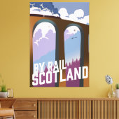 Rail Scotland キャンバスプリント (インサイチュ (リビング))