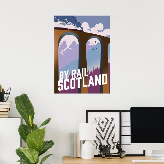 Rail Scotland ポスター (ホームオフィス)